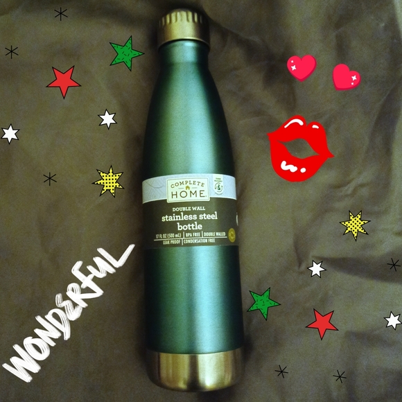 🎄3/$15 NWT Double Wall Stainless Steel Bottle - Picture 5 of 11